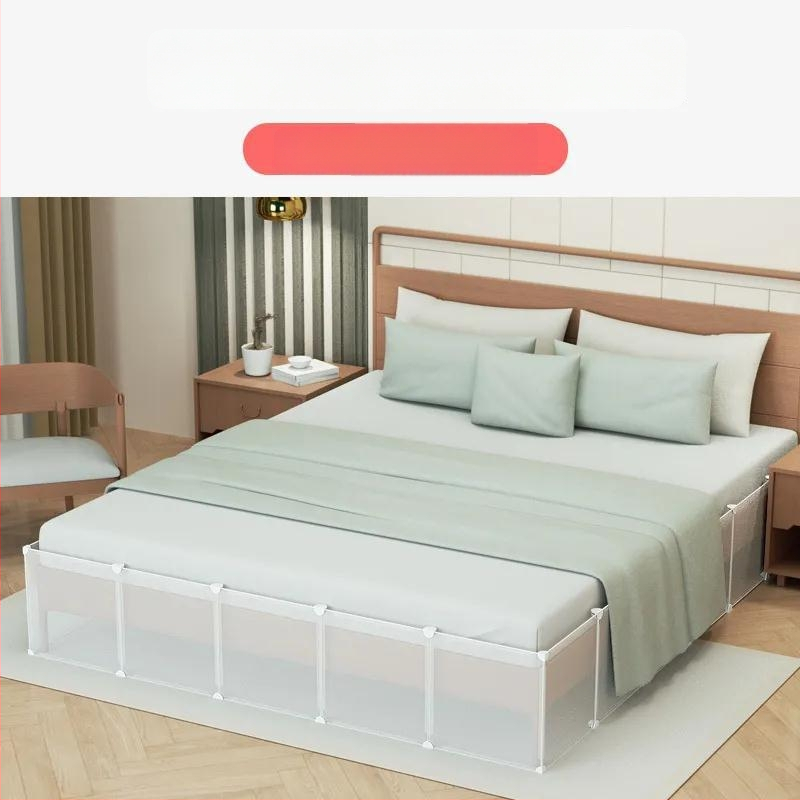 Plastová bariéra pod posteľou pre mačky