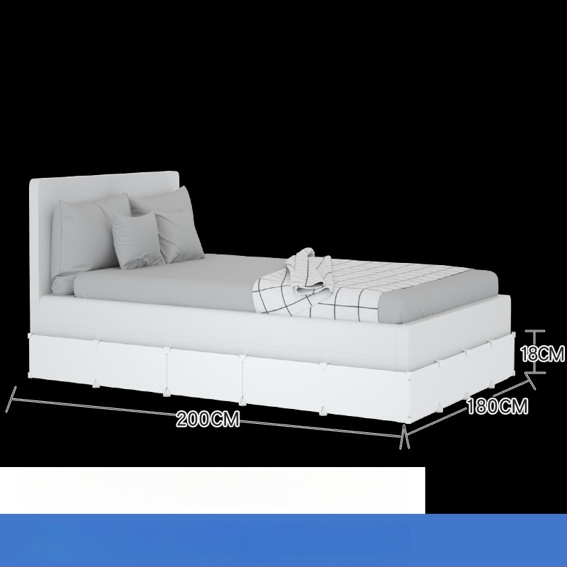 Plastová bariéra pod posteľou pre mačky