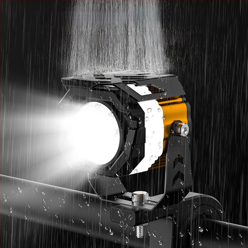 Motocykel LED projektor svetlomet, 30W, 12-85V, hliníková zliatina