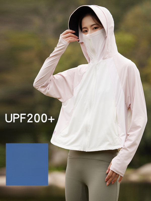 Lauko vėjas švarkas su gobtuvu, nailoninė medžiaga, UPF100+ saulės apsauga, kvėpuojanti ir drėgmę šalinanti.