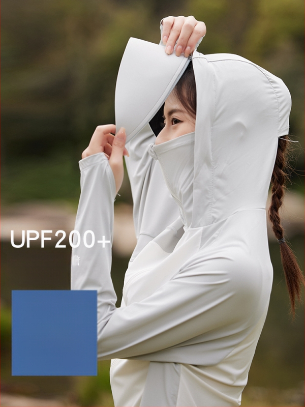 Lauko vėjas švarkas su gobtuvu, nailoninė medžiaga, UPF100+ saulės apsauga, kvėpuojanti ir drėgmę šalinanti.