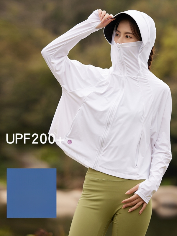 Lauko vėjas švarkas su gobtuvu, nailoninė medžiaga, UPF100+ saulės apsauga, kvėpuojanti ir drėgmę šalinanti.