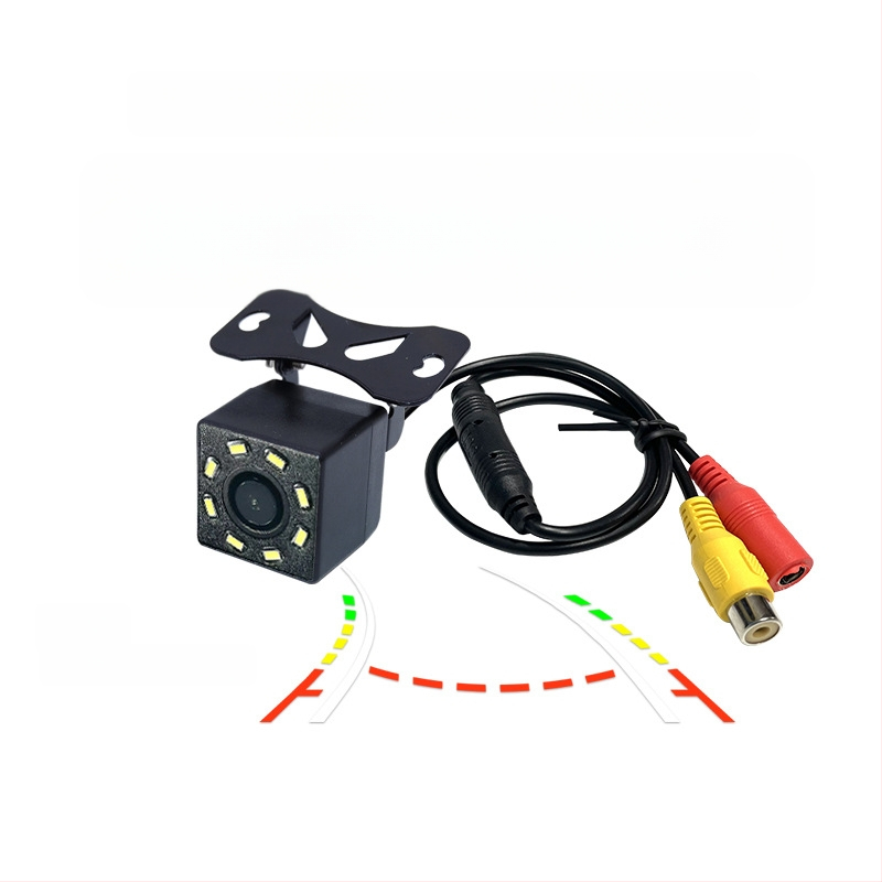 Univerzálna CCD kamera do zadného zrkadla s dynamickou trajektóriou a nočným videním, model BYC-8023, 12V, 170° uhol, rozlíšenie 928x500, signál AHD/CVBS