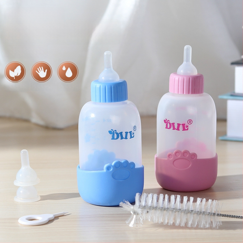 Plastikust lemmikloomade toitumispudel, mahutavus 100 ml, sobib kassidele, koertele ja hamstritele