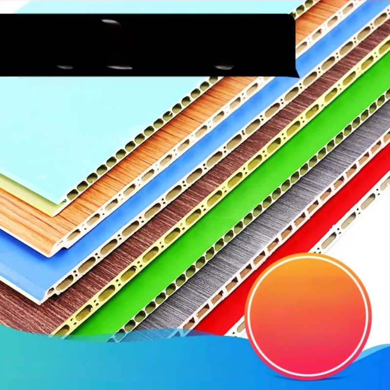 Stenový panel na obloženie — Materiály: PVC kameno-plastový panel, doska z vlákna bambusu a dreva, integrovaný stenový panel, drevený povrch; Model: stenový panel wainscoting; Hluková izolácia: 0.35-0.8; Teplotná vodivosť: 0.11; Inštalácia dostupná