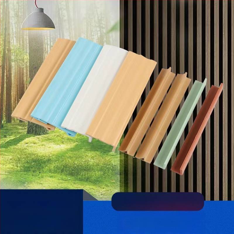 Stenový panel na obloženie — Materiály: PVC kameno-plastový panel, doska z vlákna bambusu a dreva, integrovaný stenový panel, drevený povrch; Model: stenový panel wainscoting; Hluková izolácia: 0.35-0.8; Teplotná vodivosť: 0.11; Inštalácia dostupná