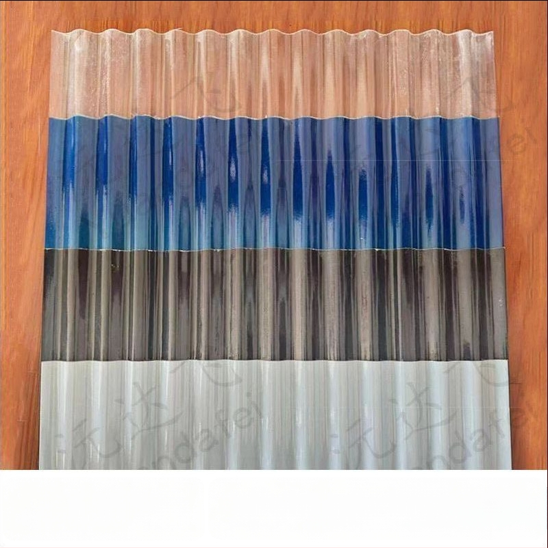 FRP strešný svetelný panel, typ malé vlny, UV ochrana, vodeodolný, nepriehľadný