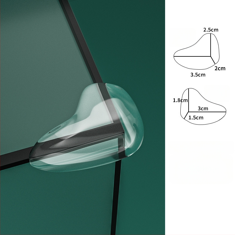 Ochranný roh pre detský nábytok, pravouhlý tvar, model 526526, balenie 5000, pôvod: Čínska pevnina