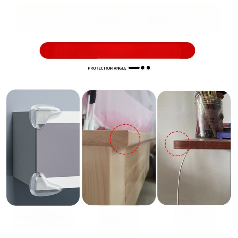 Ochranný roh pre detský nábytok, pravouhlý tvar, model 526526, balenie 5000, pôvod: Čínska pevnina