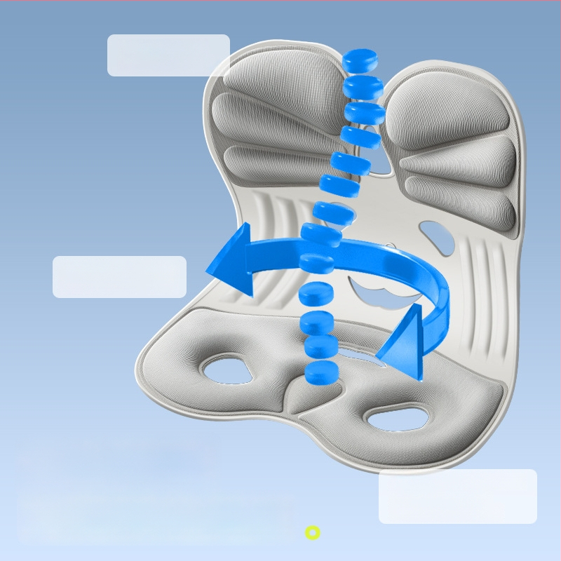 Kontori tooli istmepadi, lumbalne tugi, polüestri kate, täidis polüestri kiududega, ühevärviline disain