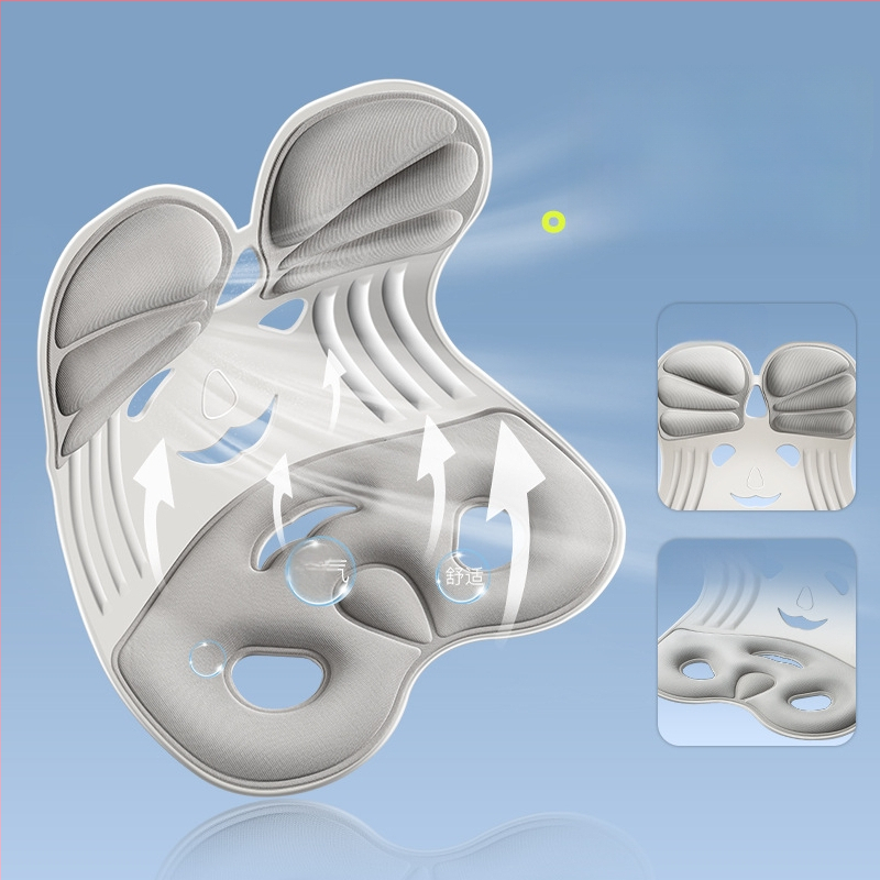 Kontori tooli istmepadi, lumbalne tugi, polüestri kate, täidis polüestri kiududega, ühevärviline disain
