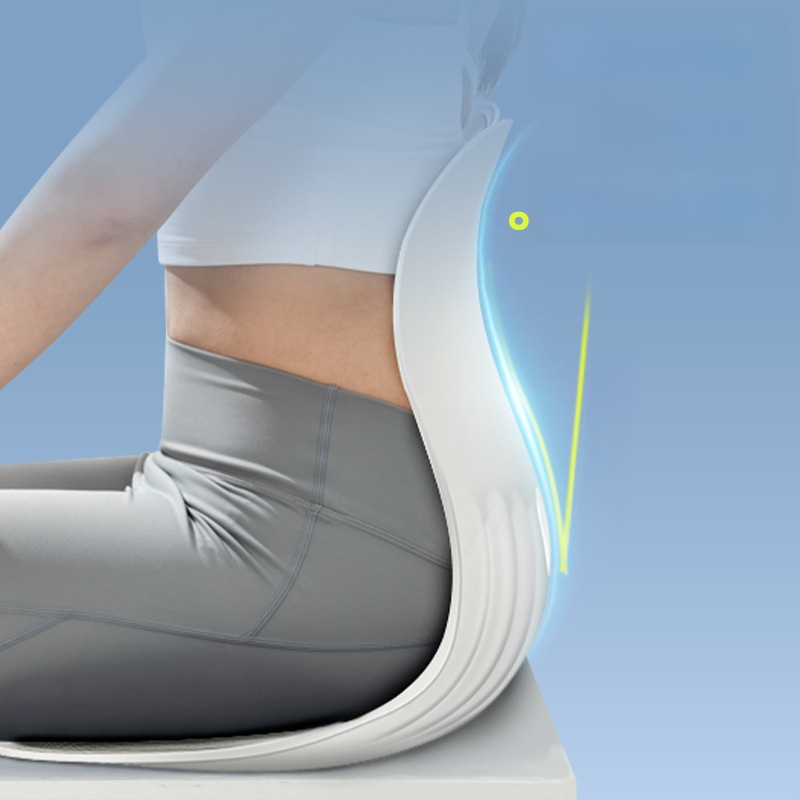 Kontori tooli istmepadi, lumbalne tugi, polüestri kate, täidis polüestri kiududega, ühevärviline disain