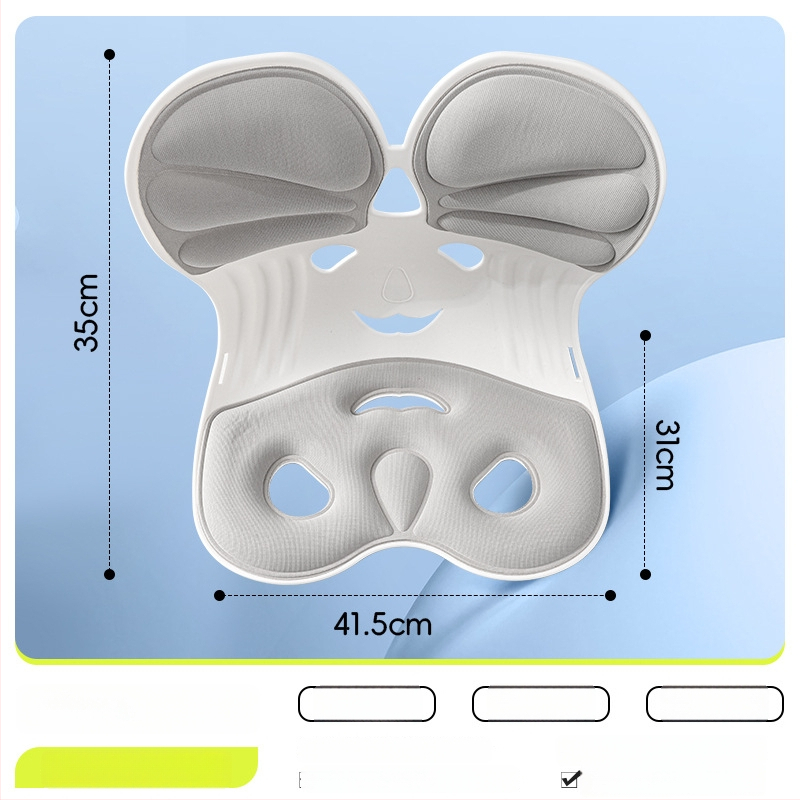 Kontori tooli istmepadi, lumbalne tugi, polüestri kate, täidis polüestri kiududega, ühevärviline disain