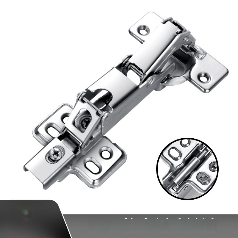 Guangdian hydraulický tlmiaci pánt pre drevené dvere a skrinky, niklovaný studený valcovaný oceľ, varianty 165/175/180 stupňov, rohové a veľké uhly