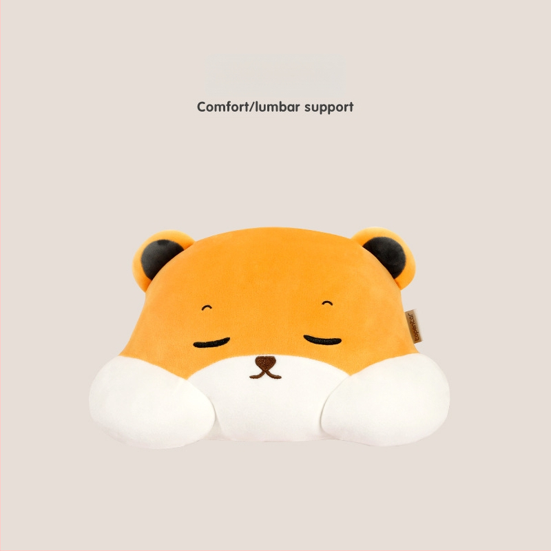 Karikatuurne autopeapadi — välimine materjal spandex väga pehme, täidis PP puuvill, universaalne sobivus, karikatuurstiil, sobib kõikidele aastaaegadele