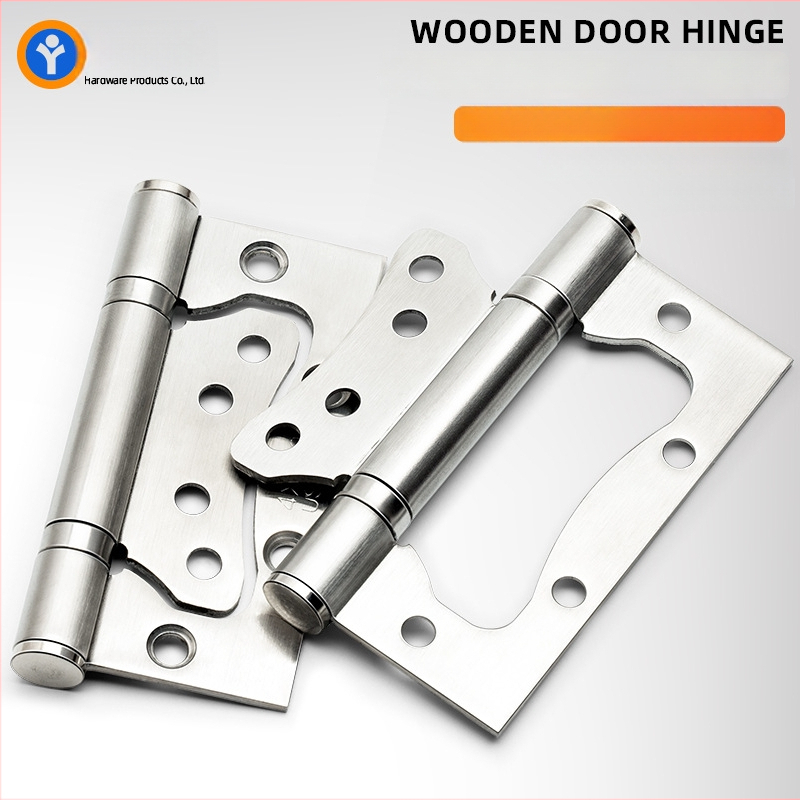 Pánt z nehrdzavejúcej ocele na drevené dvere — bez drážky, tichá tlmiaca funkcia, zosilnený ložiskový systém