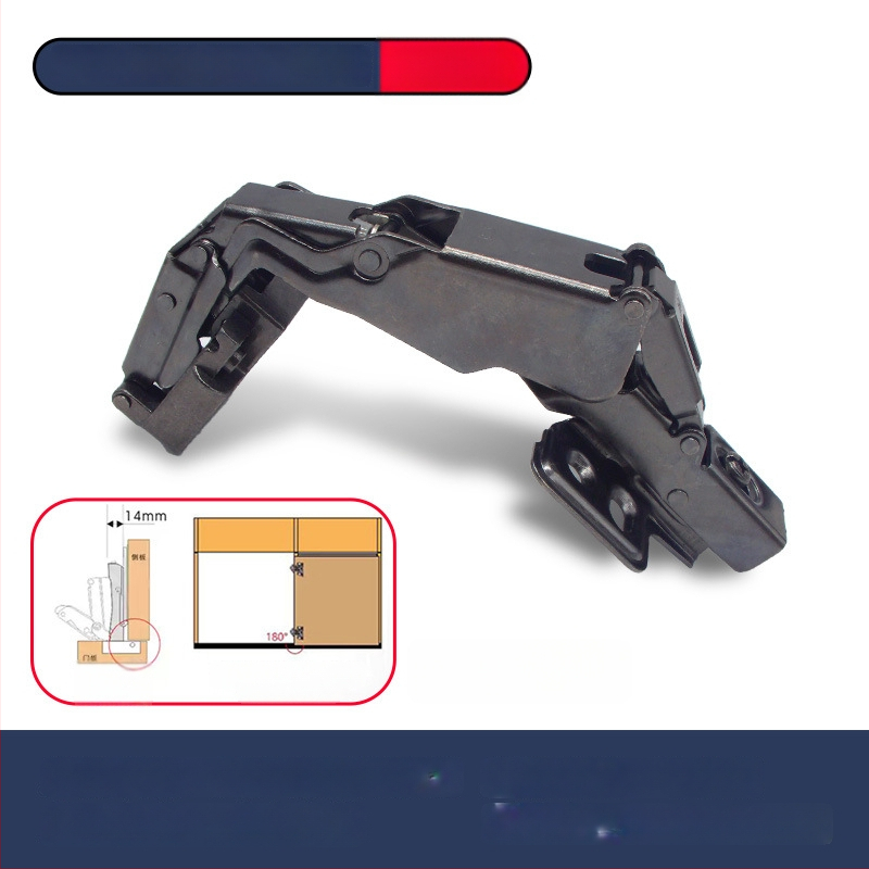 Pánt skrinkových dverí, 180° s hliníkovým rámom, Lei Qi