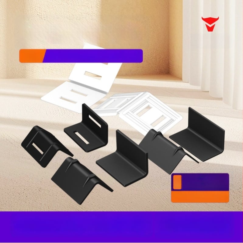 PP plastové rohové ochrany na balenie s protišmykovými sponami pre priemyselné balenie — typy L20/L32, papierové rohové ochrany 10 cm a 5 cm, pevný štýl 50 mm