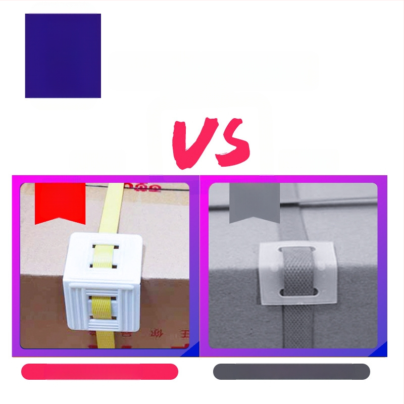 PP plastové rohové ochrany na balenie s protišmykovými sponami pre priemyselné balenie — typy L20/L32, papierové rohové ochrany 10 cm a 5 cm, pevný štýl 50 mm