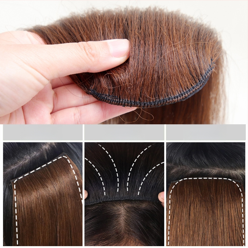 Louise L05 Príčesok na objem v temene, rovné vlasy, tepelnne odolný drôt, dĺžka 20–30 cm