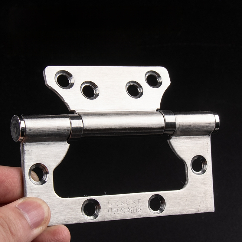 Pánt z nehrdzavejúcej ocele bez vŕtania, tichý chod, pre vnútorné dvere, štýl ľahký luxus