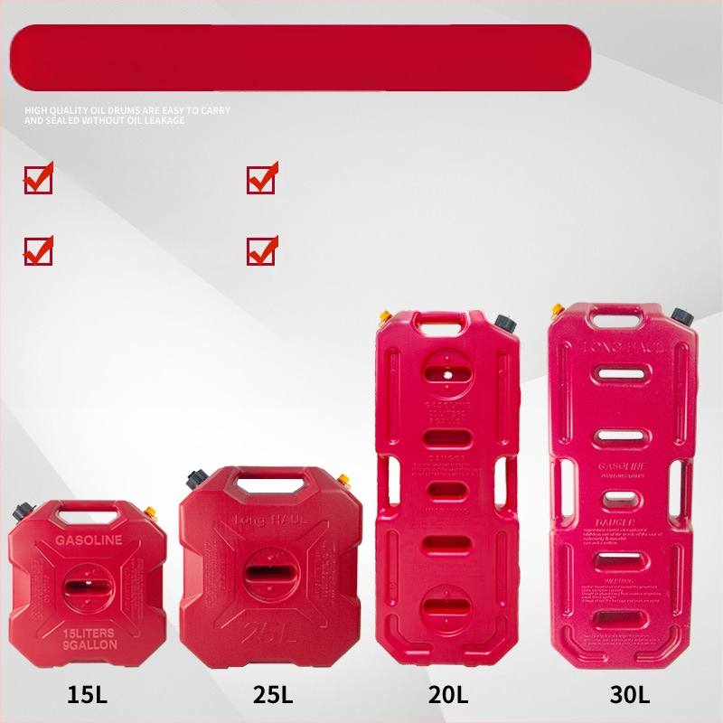 Automobilová benzínová kanistra, odolná voči výbuchu, pevný plast – Carfu, Foshan
