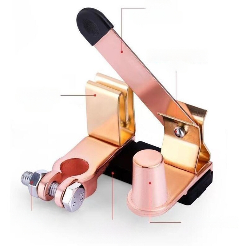 Vypínač batérie do auta, negatívny terminál, čisto meď, proti úniku, kompatibilný s GM a nákladnými vozidlami