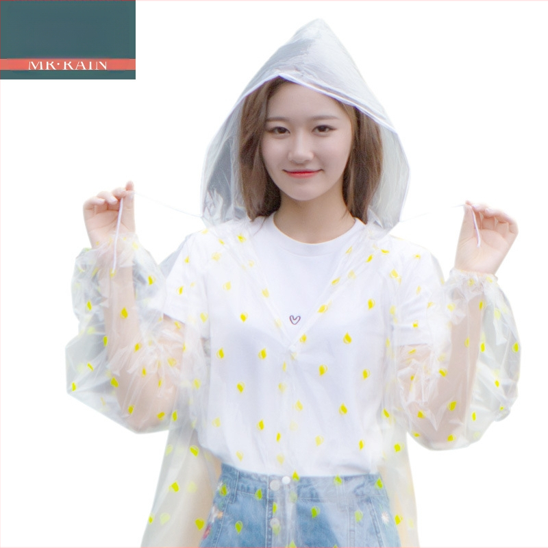 Üheosaline PE vihmavari matkamiseks, ühekordne, paks materjal 0.03, veekindel kiht PE liimiga, täiskasvanutele