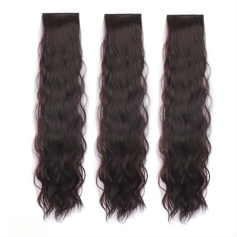 Vlasové časti 3P2D, kučeravé, domáca hodvábna vlákna, mechanické spracovanie, nie je možné farbiť ani perm