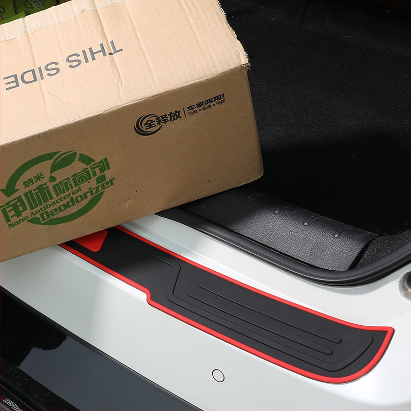 Bagāžnieka sliekšņa aizsardzības lenta — gumijas pret sadursijas lenta, universālais modelis, pielāgojama apstrāde