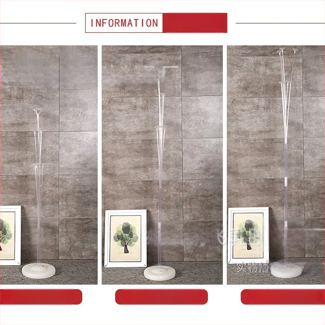 Sada základnej balónovej kolóny – PVC materiál; základ balónu; kruhový tvar; vhodné pre narodeniny a svadbu