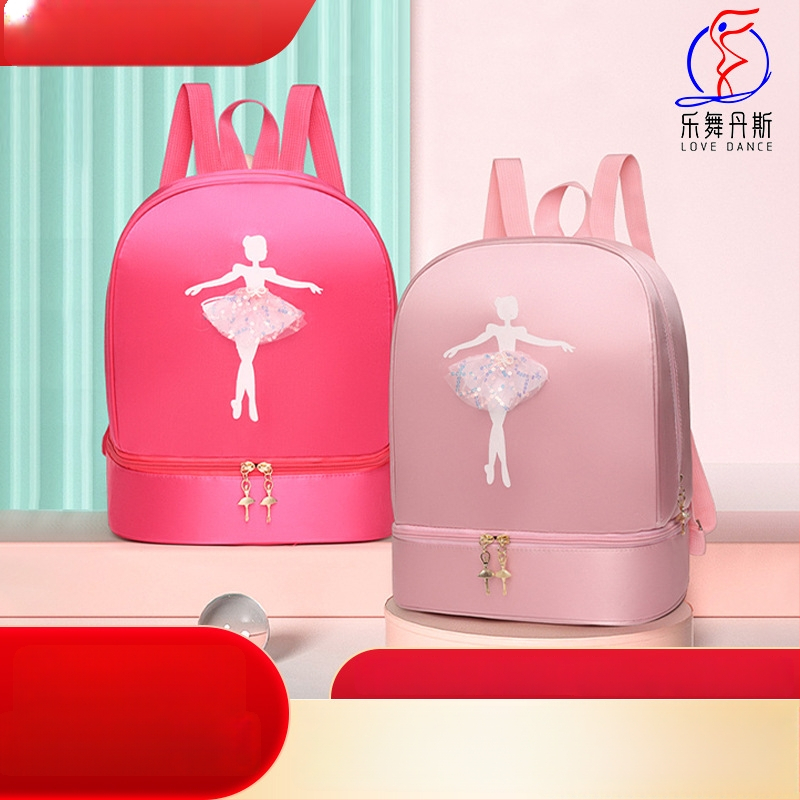 Vaikų šokių kuprinė su anime piešiniu, Oxford audinys, atspari vandeniui ir lengvinanti naštą, talpa žemiau 20L, skirtas užklasinėms treniruotėms