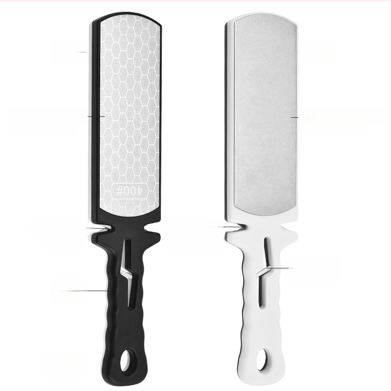 Diamantová brúska na nože - dvojstranná, 400 zrnitosti, pre kuchynské nože a nožnice