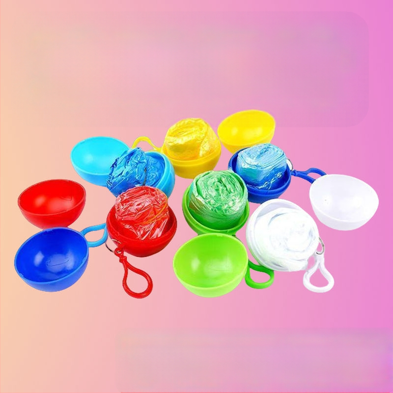 Jednorazové dažďové pončo s kresleným štýlom, na turistiku a horolezectvo, pre dospelých, bežná hrúbka