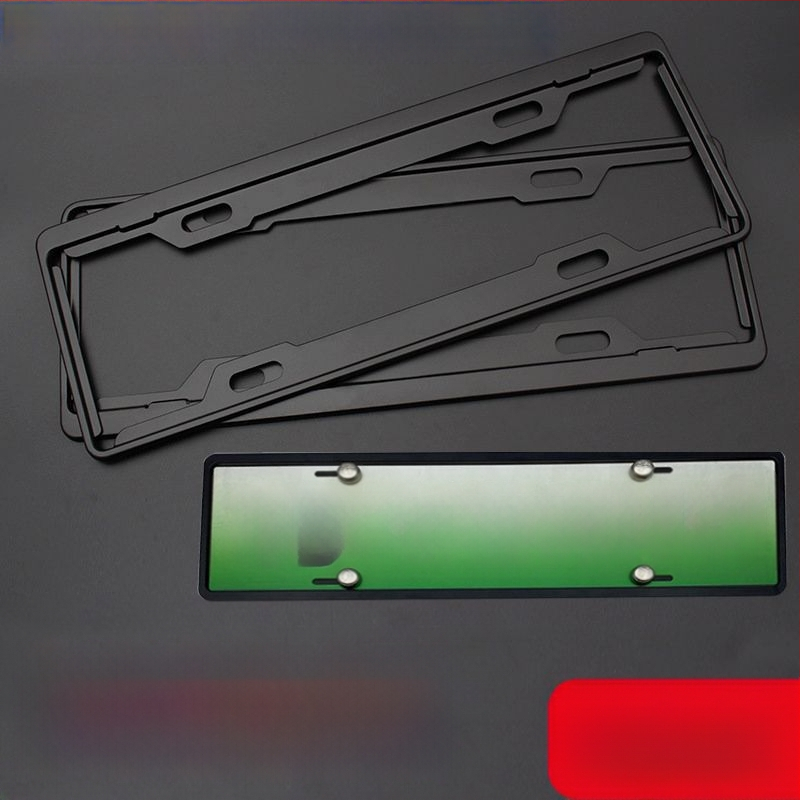 Rám na poznávaciu značku z nehrdzavejúcej ocele pre automobily, proti krádeži, univerzálny rám s hranou