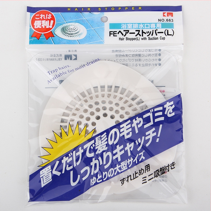 KM PVC filter pre odtok sprchy – Zachytávač vlasov pre kanalizáciu a sprchovací žľab, proti uviaznutiu, proti zápachu