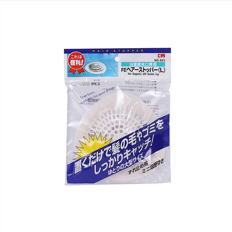 KM PVC filter pre odtok sprchy – Zachytávač vlasov pre kanalizáciu a sprchovací žľab, proti uviaznutiu, proti zápachu