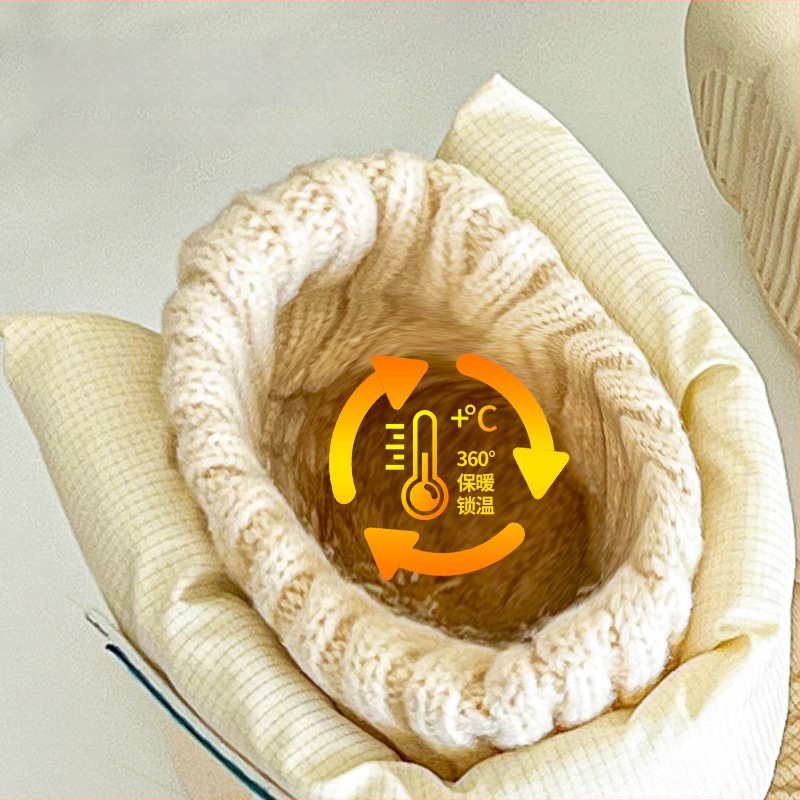 Zimné detské topánky s fleecovou podšívkou, unisex krátke snehové čižmy, vodeodolná PVC podrážka