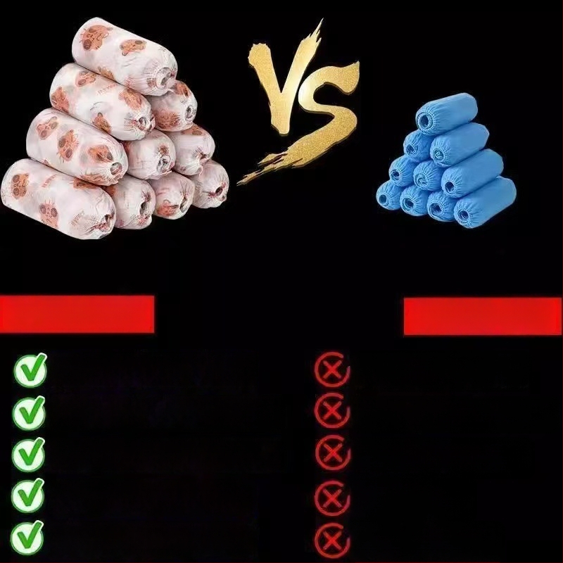 Jednorázové návleky na topánky z netkanej textílie – nepremokavé, hrubé, protiskluzové, pre vnútorné použitie