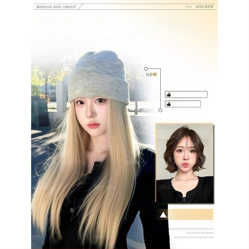 Parochňa s integrovanou čiapkou, prirodzený štýl, dlhé rovné vlasy; Materiál vlasov: vysokoteplotné hodvábne vlákno; Strih parochne: parochňa s čiapkou; Spracovanie: mechanizované; Ofinka: Žiadna