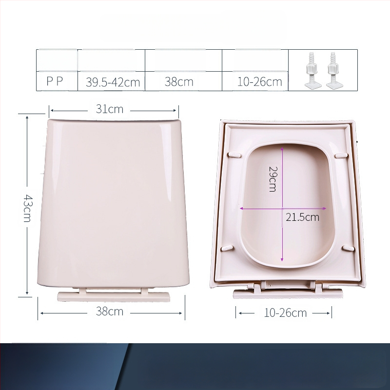 Toaletný kryt, trapézovitého tvaru, typ rebrík, PP doska, nastaviteľná vzdialenosť otvorov 10–25,5 mm, moderný minimalistický štýl