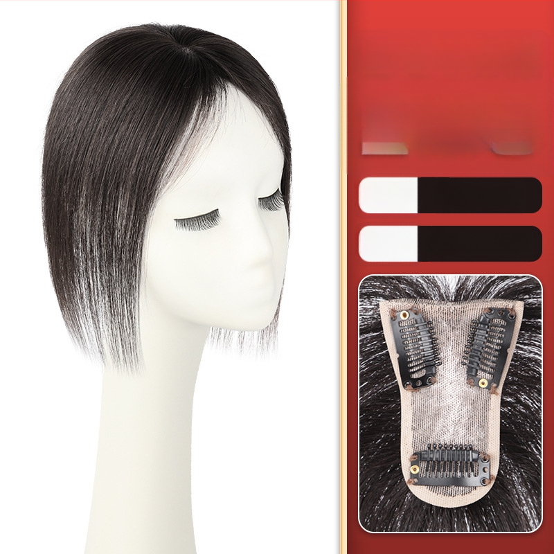 Qiao Xi parochňa z ľudských vlasov pre ženy – ľahká, tenká, ručne tkaná, rovné vlasy, farbiteľné