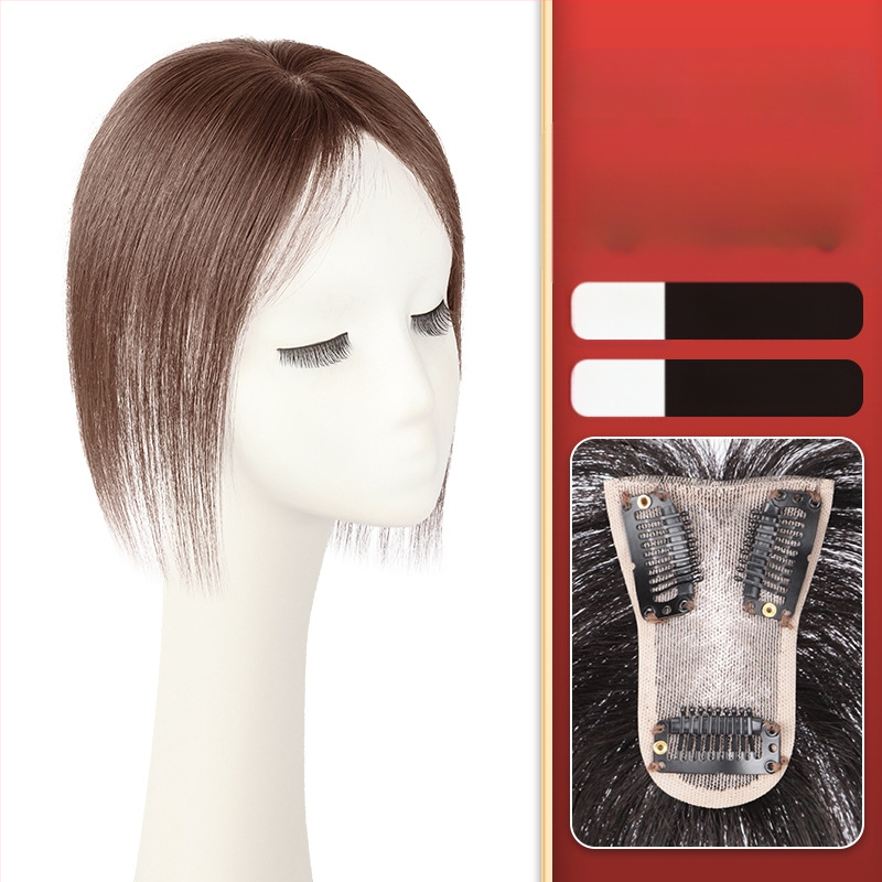 Qiao Xi parochňa z ľudských vlasov pre ženy – ľahká, tenká, ručne tkaná, rovné vlasy, farbiteľné