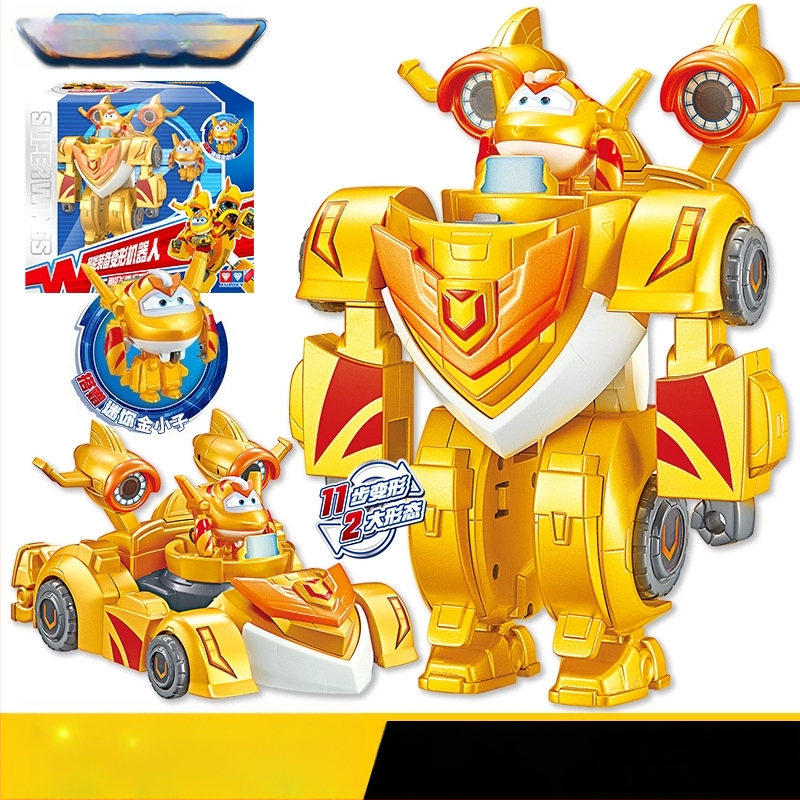 Transformovateľný dinosaurový robot so zvukom a svetlom a efektom hmly — Super Flying Hero, anime postava, pre vek 7–14 rokov