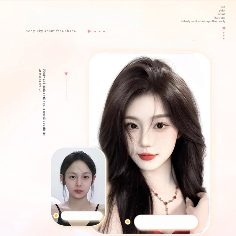 Frontalna parochňa s ručne tkanou sieťkou, pravé vlasy, model 830/845, pre ženy, vhodná na farbenie a úpravu