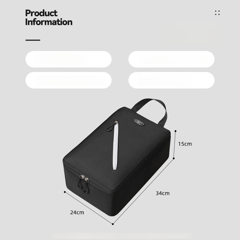 Cestovná taška na uskladnenie topánok – nylon, moderný minimalistický štýl, kód 6975, uvádzaná 2025