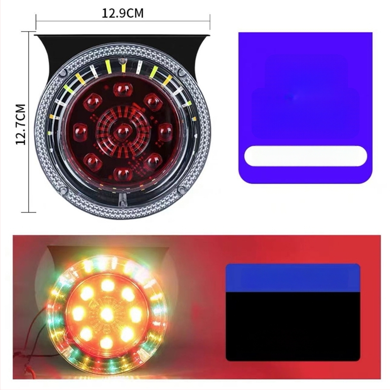 LED hmlové svetlo na zadnú časť pre veľké nákladné auto – 24V, LED zdroj, 6000K, 50 000 h