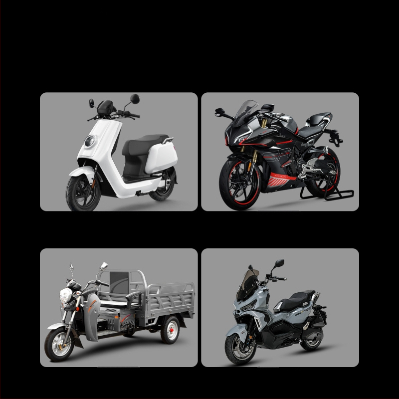 LED фар за мотоциклет H4/P15D/BA20D, 12V, алуминиев корпус, външна леща, живот 5000 ч