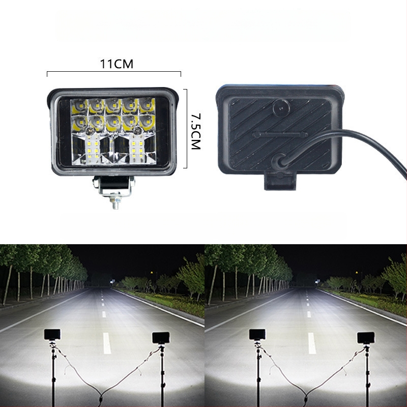 LED hlavné svetlo pre elektrický traktor a štvorkolesové vozidlo — 12-80V, vysoká jasnosť, diaľkové a blízke svetlo