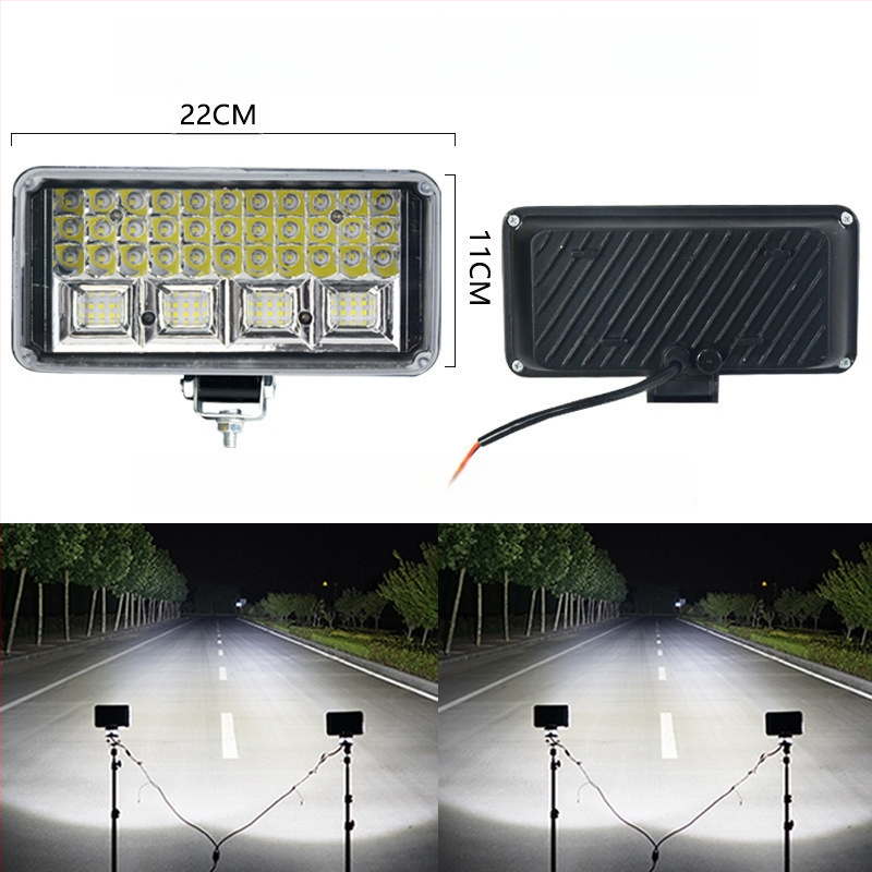 LED hlavné svetlo pre elektrický traktor a štvorkolesové vozidlo — 12-80V, vysoká jasnosť, diaľkové a blízke svetlo